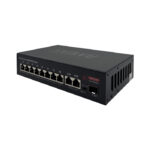 VELVU 8 PORT FULL GIGA POE SWITCH WITH 2 UP-LINK ST-POE-5108-G2 - Image 2