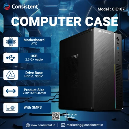 Consistent PC Case/SMPS (CIE107)
