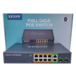 VELVU 8 PORT GIGA POE SWITCH WITH 2 UP-LINK AND 2 SFP ST-POE-5108-G2-S2 - Image 8