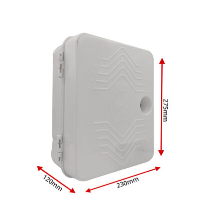 Outdoor Plastic Rack POE Box with 2 Power Socket (MOQ: 1 pc)