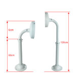CCTV TELESCOPIC L-BRACKET WITH JUNCTION BOX 60-120CM - Image 2