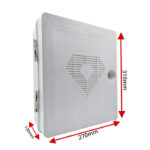 Velvu Outdoor Plastic Rack POE Box with 3 Power Socket (Mini DVR Box)