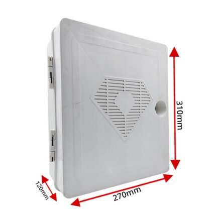 Velvu Outdoor Plastic Rack POE Box with 3 Power Socket (Mini DVR Box)