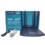 Velvu 5G SIM Support WIFI Router with 2 LAN / Wan Ports and 4 Antennas WRV-800 - Image 6