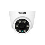 VD-IP-5S01DL18A | Velvu 5MP IP Fish-Eye Dome Dual Light + Audio (Lens: 1.8mm)